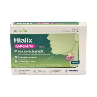 Hialix Pastillas Para Chupar 24 Unidades