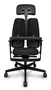 NOWY STYL Silla Xilium con Mecanismo Sincro, Brazos 3D y Cabecero Negro