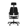 NOWY STYL Silla Xilium con Mecanismo Sincro, Brazos 3D y Cabecero Negro