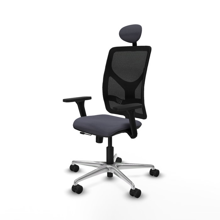 PIQUERAS Y CRESPO Silla de oficina Motilla con mecanismo Sincro/Traslack, Gris oscuro y Negro PIQUERAS Y CRESPO Silla de oficina Motilla con mecanismo Sincro/Traslack, Gris oscuro y Negro