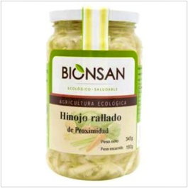 BIONSAN Hinojo Rallado de Proximidad 345g Ecológico - Rico en Hierro, Apto para Vegetarianos y Veganos