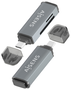 AISENS Multilector Externo ASCR-2C10-GR Gris USB-C