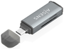 AISENS Multilector Externo ASCR-2C10-GR Gris USB-C