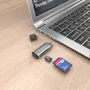 AISENS Lector de tarjetas ASCR-2C10-GR USB-C Gris