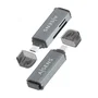 AISENS Lector de tarjetas ASCR-2C10-GR USB-C Gris