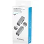 AISENS ASCR-2C10-GR MultiLector Externo USB-C, SD, MicroSD, MMC, Gris