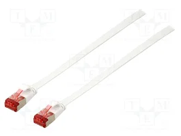 GOOBAY Patch Cord Cat 6 U/FTP 1m Blanco
