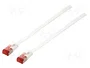 GOOBAY Patch Cord Cat 6 U/FTP 1m Blanco
