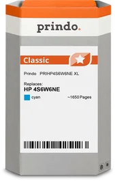Prindo Classic XL Cian Cartucho de tinta compatible con HP 937e, ~1650 páginas