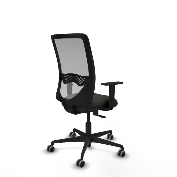PIQUERAS Y CRESPO Silla de oficina Zulema con mecanismo Sincro, Negro y Gris PIQUERAS Y CRESPO Silla de oficina Zulema con mecanismo Sincro, Negro y Gris