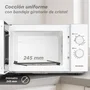 Grunkel MWG-25GRILL Microondas con grill 25L Blanco y Negro