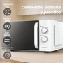 Grunkel MWG-25GRILL Microondas con grill 25L Blanco y Negro