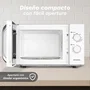 Grunkel MWG-25GRILL Microondas con grill 25L Blanco y Negro