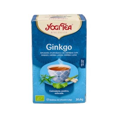 YOGI TEA Infusión Ginkgo 17 bolsitas