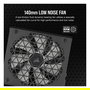 Corsair RMx Series RM750x SHIFT Fuente de Alimentación ATX 3.0 750W 80 Plus Gold Certificación - Cableado Totalmente Modular - Ventilador de 140mm - Negro