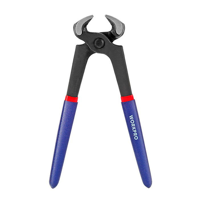 Workpro Tenazas de Carpintero 180 mm, Acero al Carbono Forjado, Mangos Revestidos