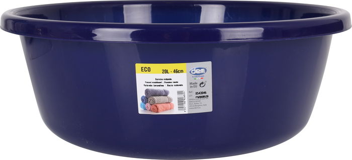 Dem Barreño Redondo 20L - 46 cm "Eco" (12 Unidades)