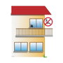 Weitech Ahuyentador Sonoro de Palomas para Exterior, 20-40 m², 85 db, Repelente de Aves con Flash
