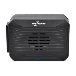 Weitech Ahuyentador Sonoro de Palomas para Exterior, 20-40 m², 85 db, Repelente de Aves con Flash