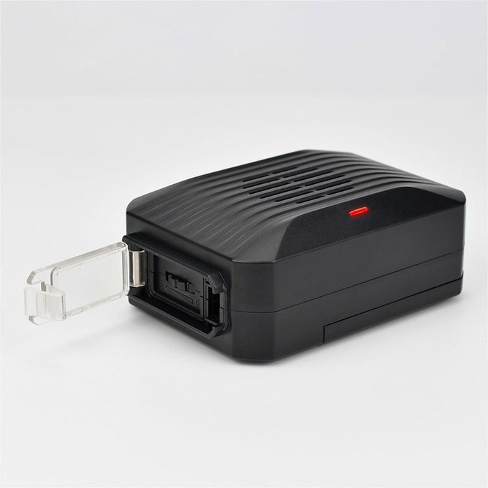 Weitech Ahuyentador Sonoro de Palomas para Exterior, 20-40 m², 85 db, Repelente de Aves con Flash