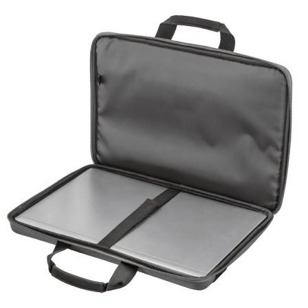 Maletín Trust York para Portátiles hasta 15.6"/ Rígido/ Cinta para Troley/ Gris
