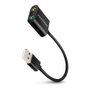 Axagon ADA-12 Mini-adaptador de audio estéreo USB 2.0, 15 cm