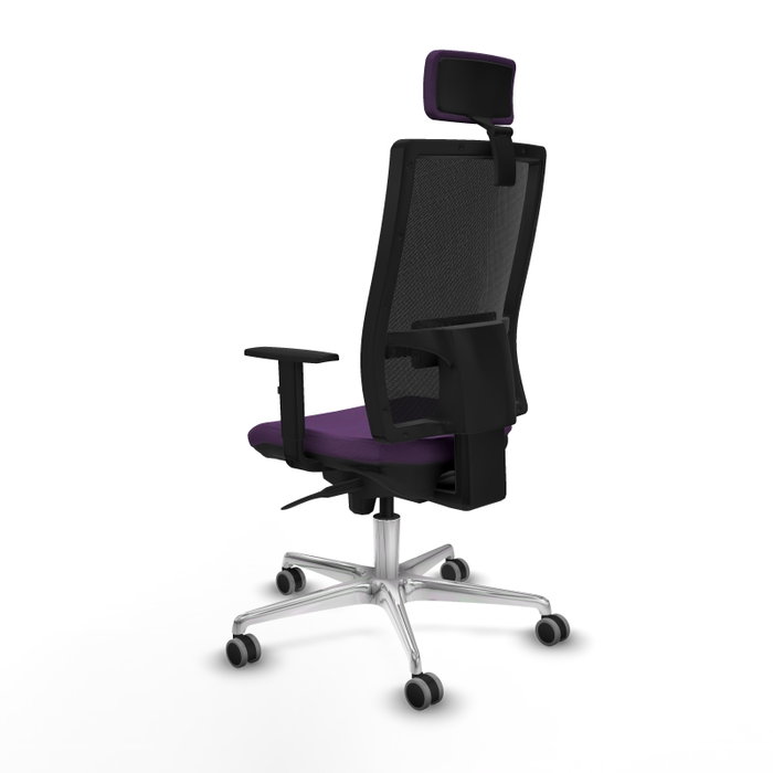 PIQUERAS Y CRESPO Silla de oficina Horna con mecanismo Sincro, Morado y Negro PIQUERAS Y CRESPO Silla de oficina Horna con mecanismo Sincro, Morado y Negro