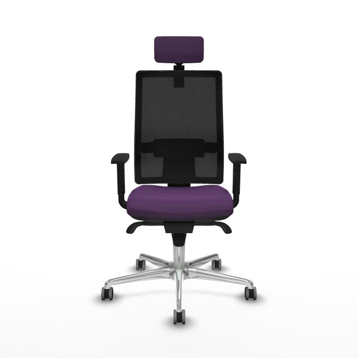 PIQUERAS Y CRESPO Silla de oficina Horna con mecanismo Sincro, Morado y Negro PIQUERAS Y CRESPO Silla de oficina Horna con mecanismo Sincro, Morado y Negro