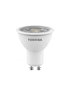 TOSHIBA GU10 4W 6500K - Bombilla LED Blanca Fria, 350 Lumens, Ahorro Energetico, 25,000 Horas, Dicroica, para Interior y Exterior