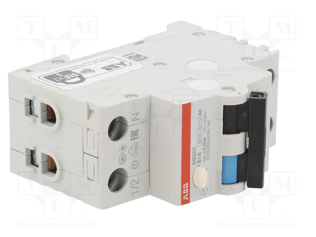 ABB DS201AC-B16/0.03 RCBO 16A 30mA 230VAC ABB DS201AC-B16/0.03 RCBO 16A 30mA 230VAC