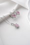 Heliophilia Silver NRZ999195 Conjunto de Collar y Pendientes de Plata de Ley 925 Baño de Rodio Circonita Rosa Plata y Rosa Elegante 148 caracteres