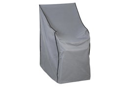 DKD Home Decor Funda de Poliéster para Sillas, Gris Oscuro, 66x66x120 cm