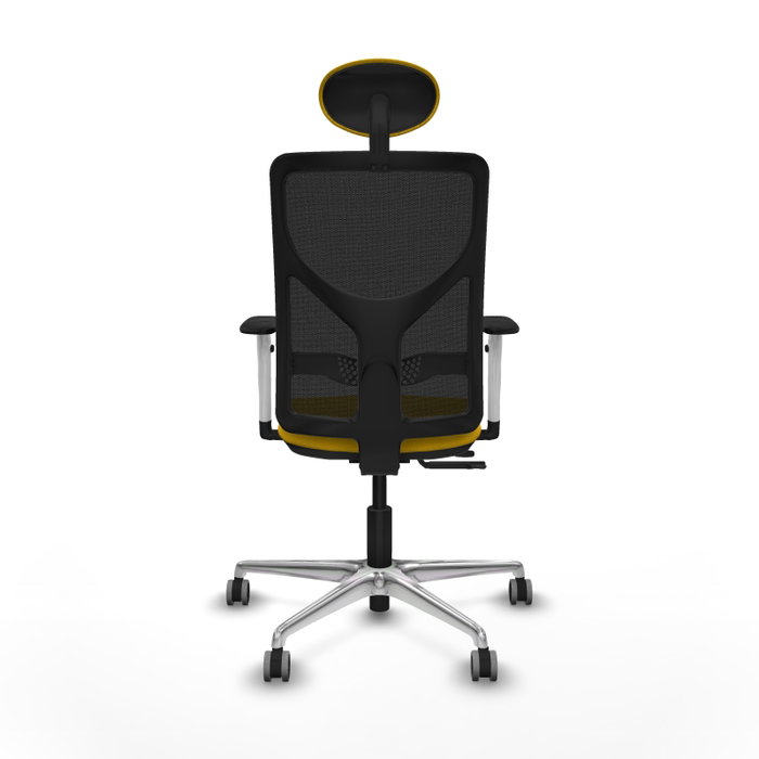 PIQUERAS Y CRESPO Silla de oficina Motilla con mecanismo Sincro/Traslack, Amarillo y Negro PIQUERAS Y CRESPO Silla de oficina Motilla con mecanismo Sincro/Traslack, Amarillo y Negro