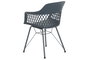 DKD Home Decor Silla PP Metal Azul Marino