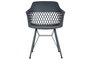 DKD Home Decor Silla PP Metal Azul Marino