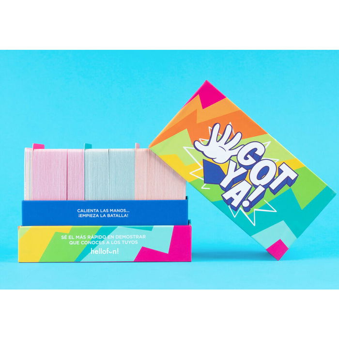 HELLOFUN! Juego Got Ya! Español para Mayores de 14 años, Juego de Mesa para 3+ Jugadores
