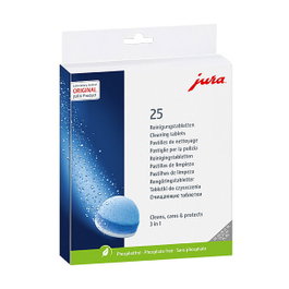 Jura 25045 Tabletas de Limpieza 3 Fases - 25 Pastillas para Cafeteras