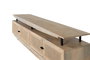 Giner y Colomer Mueble Tv en Madera de Mango con 4 Puertas Enmarcadas Rejilla Natural