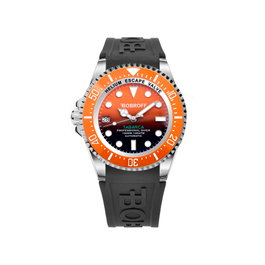 Bobroff BF0004ibn-BFSTN Reloj Automático con Esfera Naranja