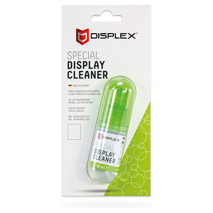E.V.I Displex Special Display Cleaner con espray de 30 ml y microfibra E.V.I Displex Special Display Cleaner con espray de 30 ml y microfibra