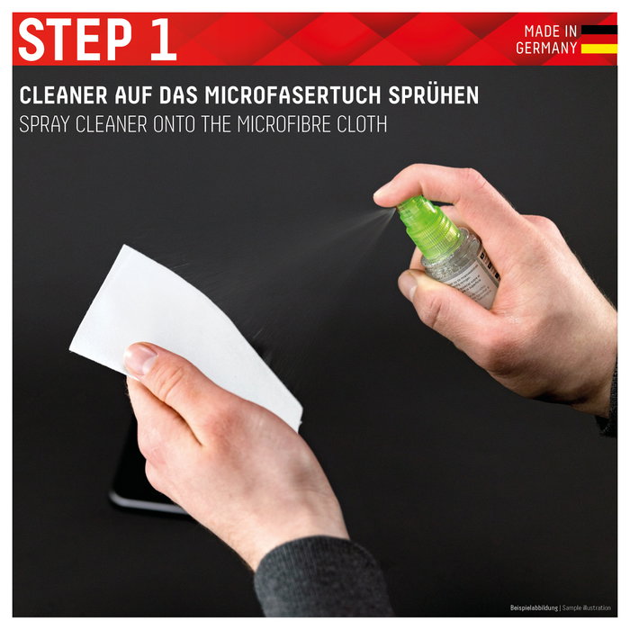 E.V.I Displex Special Display Cleaner con espray de 30 ml y microfibra E.V.I Displex Special Display Cleaner con espray de 30 ml y microfibra