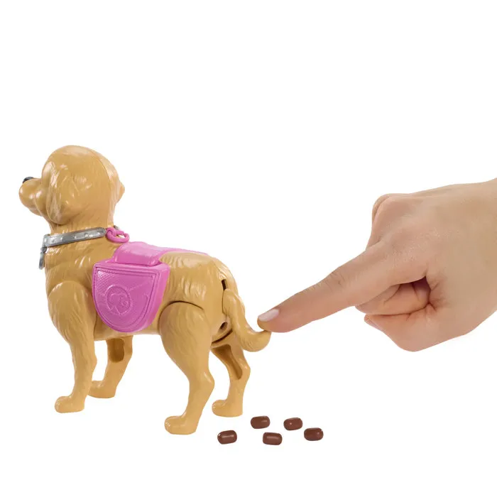 Mattel JJB46 Muñeca Cachorro que Camina con Entrenamiento para Ir al Baño y Accesorios Incluidos