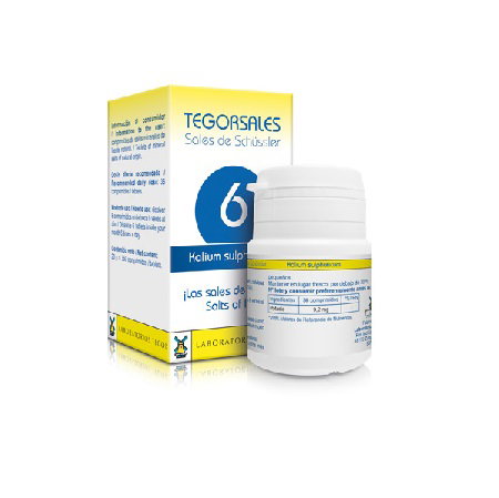 TEGOR Kalium Sulphuricum Nº 6 (350 comprimidos) TEGOR Kalium Sulphuricum Nº 6 (350 comprimidos)