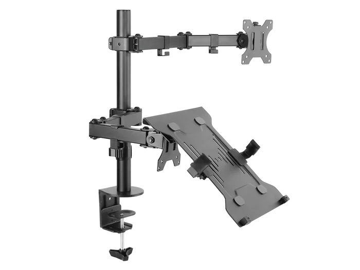 Equip Soporte de Doble Brazo para Monitor y Portátil 13-32 pulgadas Equip Soporte de Doble Brazo para Monitor y Portátil 13-32 pulgadas