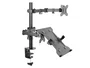 Equip Soporte de Doble Brazo para Monitor y Portátil 13-32 pulgadas