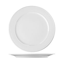 LANGENTHAL EXCELLENCY Plato Llano de Vajilla 27 cm de Diámetro, Blanco, Colección Atemporal para Eventos y Banquetes (Set de 6)