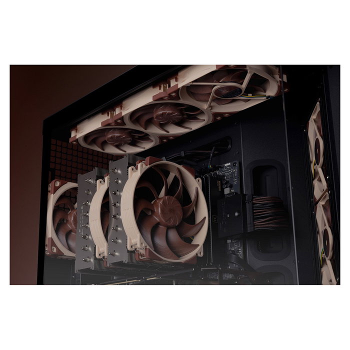 Noctua NF-A12x25 G2 PWM Ventilador para PC de 120 mm, 1800 RPM, 107.3 m3/h, 22.5 dB, Beige