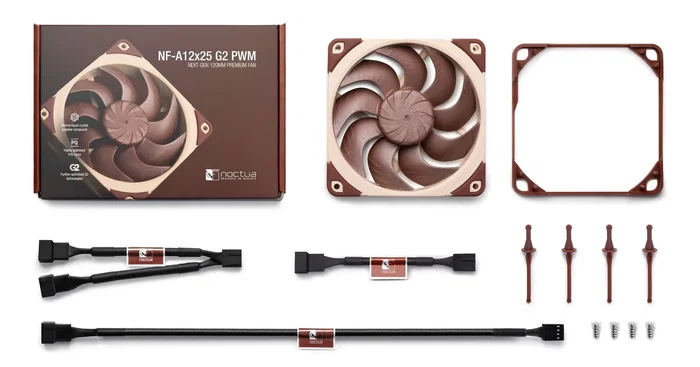 Noctua NF-A12x25 G2 PWM Ventilador de 12 cm Beige