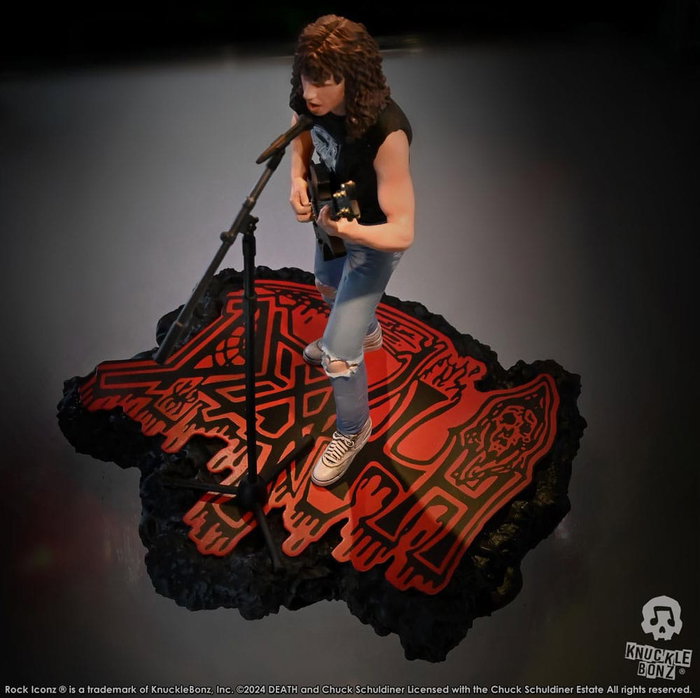 Death Estatua Rock Iconz Chuck Schuldiner II 22 cm