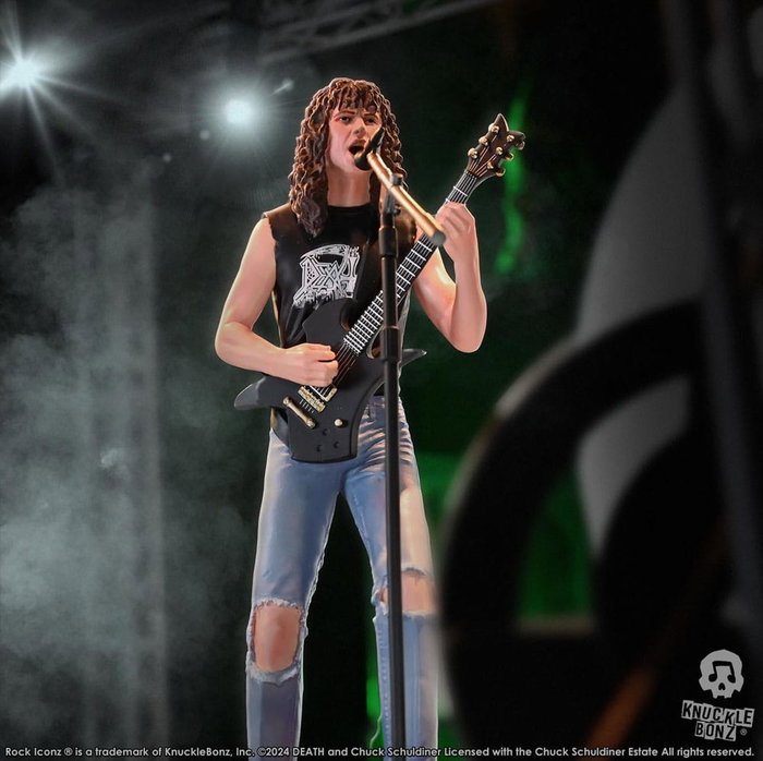 Death Estatua Rock Iconz Chuck Schuldiner II 22 cm